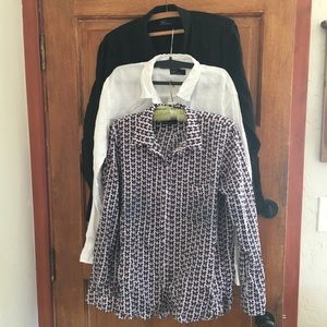 Gap button ups, 3 total. Women’s large.